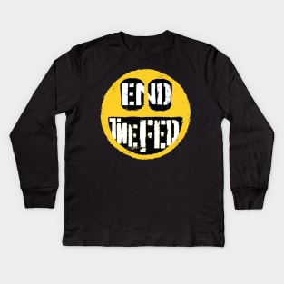 END THE FED Kids Long Sleeve T-Shirt